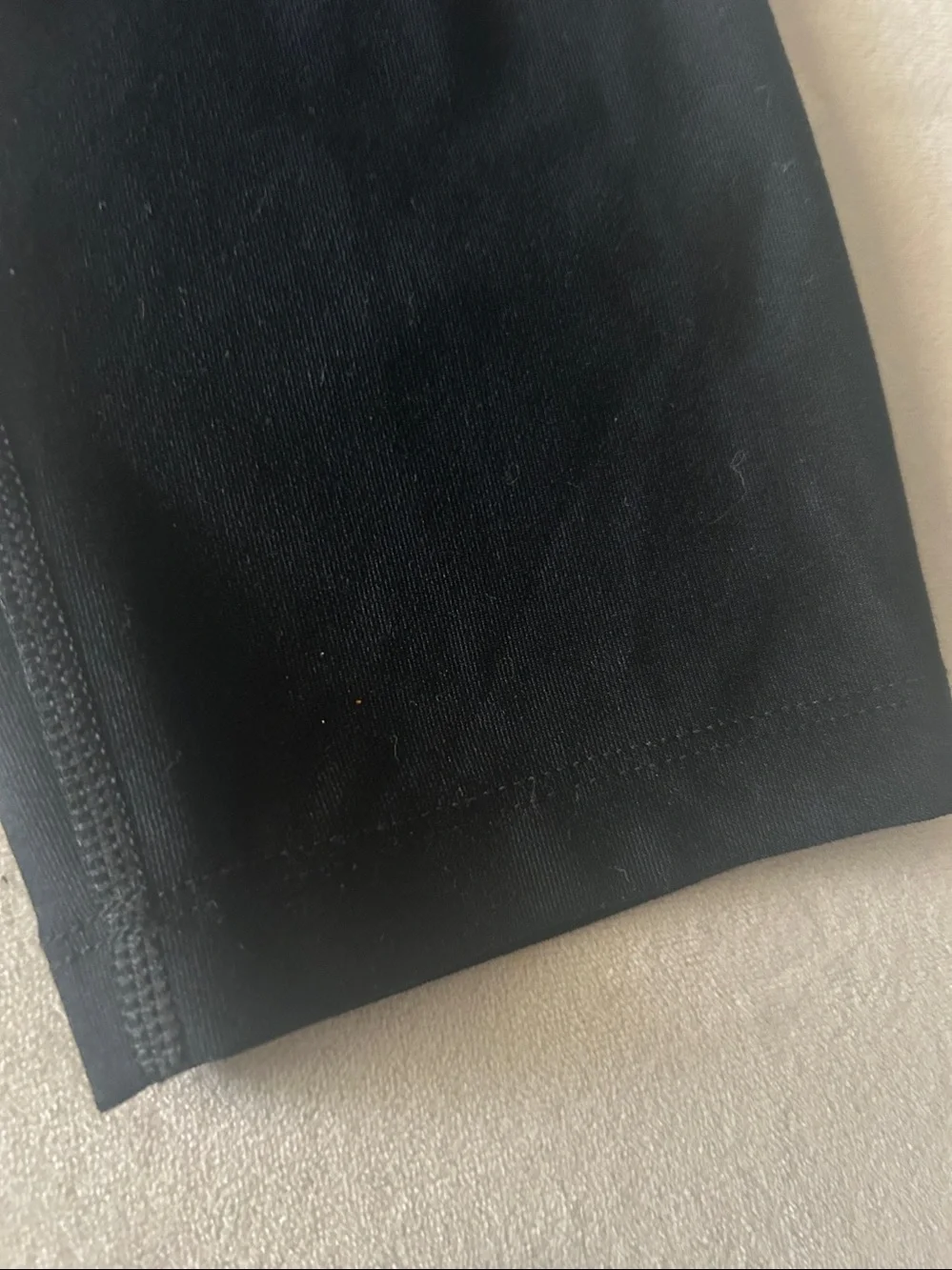 Nike Black Girls' Leggings with White Swoosh